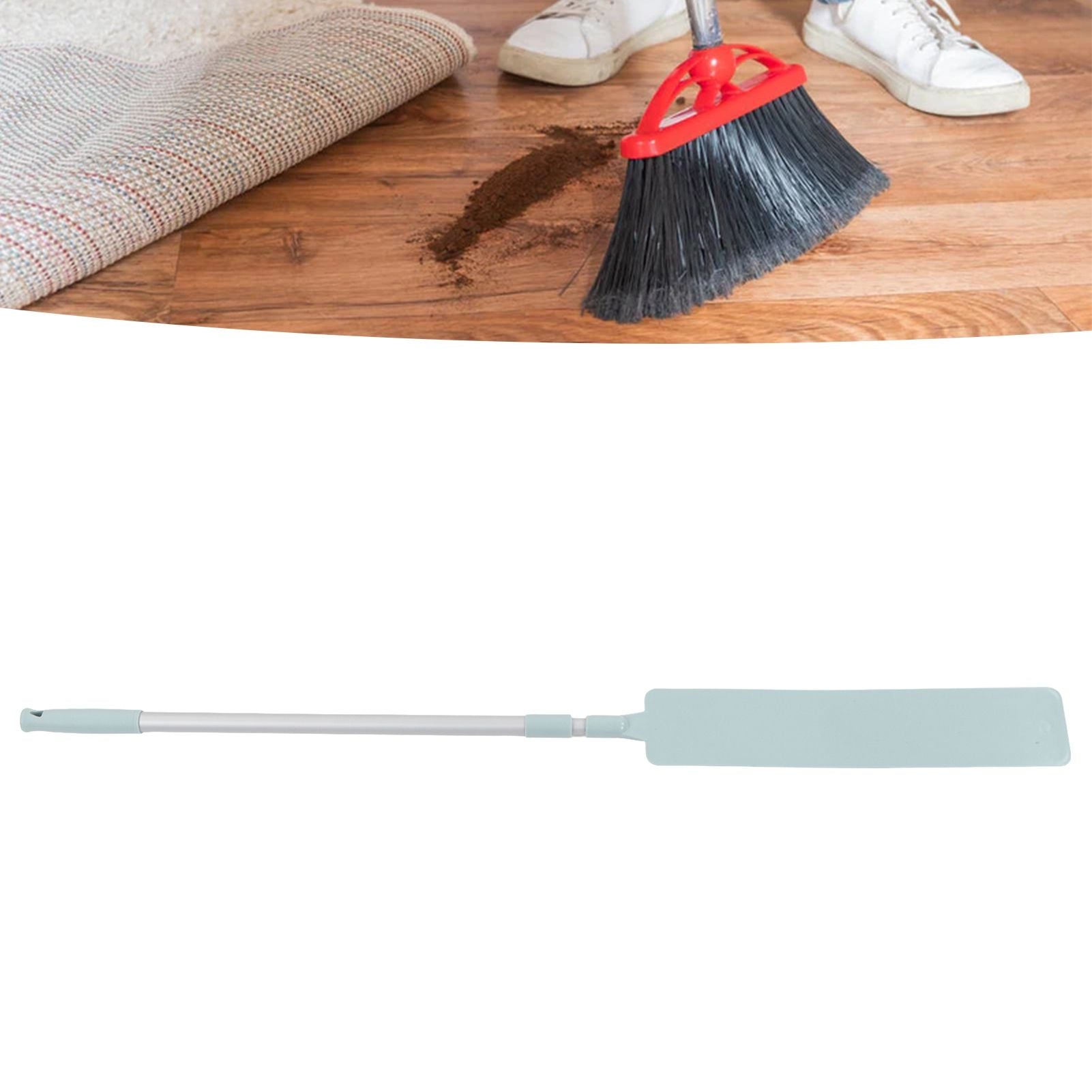 Dust Brush Aluminum Rod Long Handle 55in Extendable Elastic Opening Washable Long Flat Outline Microfiber Hand Duster