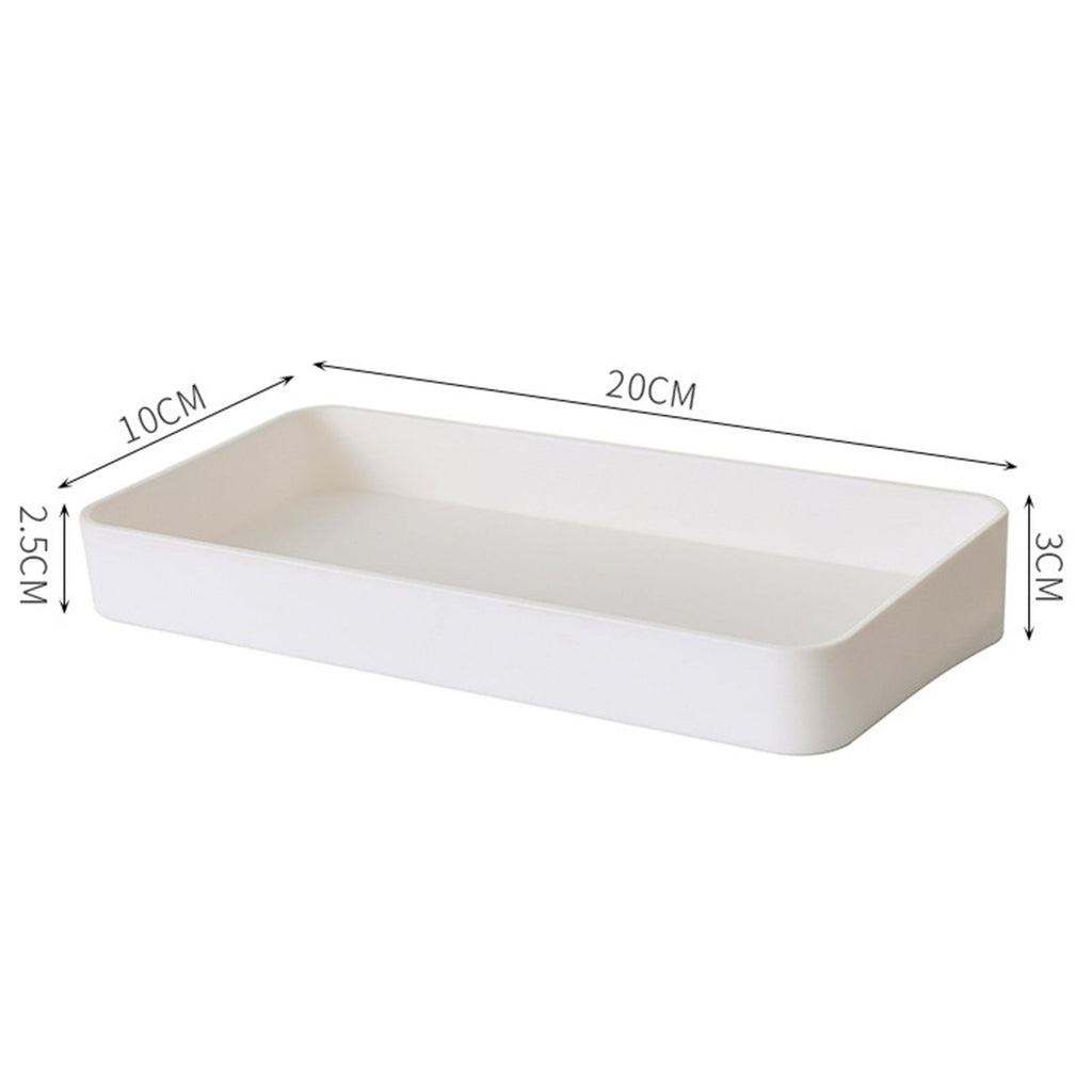 Pegboard Wall Organizer Simple Multiple Holes Punch Free Self Adhesive Wall Mount Display Pegboard Panel for Kitchen White Rectangular Box