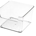 Drawer Storage Trays Durable Transparent Plastic Drawer Storage Divid Box for Kitchen Small Square Box