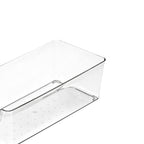 Drawer Storage Trays Durable Transparent Plastic Drawer Storage Divid Box for Kitchen Small Rectangle Box