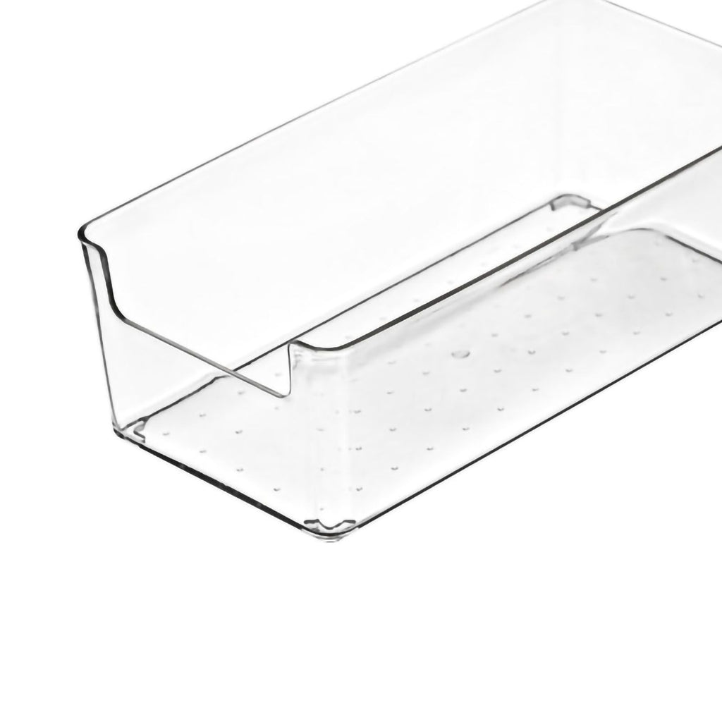 Drawer Storage Trays Durable Transparent Plastic Drawer Storage Divid Box for Kitchen Small Rectangle Box
