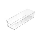 Drawer Storage Trays Durable Transparent Plastic Drawer Storage Divid Box for Kitchen Large Rectangle Box