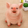 Piggy Bank Cute Pig Appearance Environmentally Friendly Resin Cartoon Piggy Bank Coin Bank Large Pig 21x16x16cm
