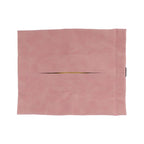 Car Tissue Holder Soft Wearable Odorless Plush Wipes Case Car Napkin Dispenser for Visor Backseat Pink