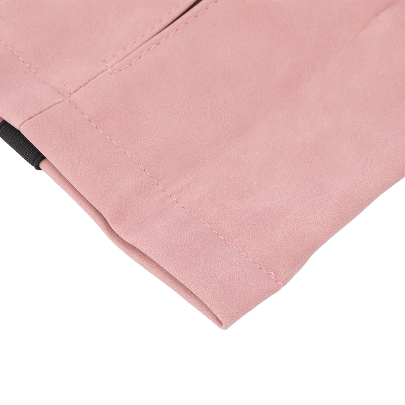 Car Tissue Holder Soft Wearable Odorless Plush Wipes Case Car Napkin Dispenser for Visor Backseat Pink