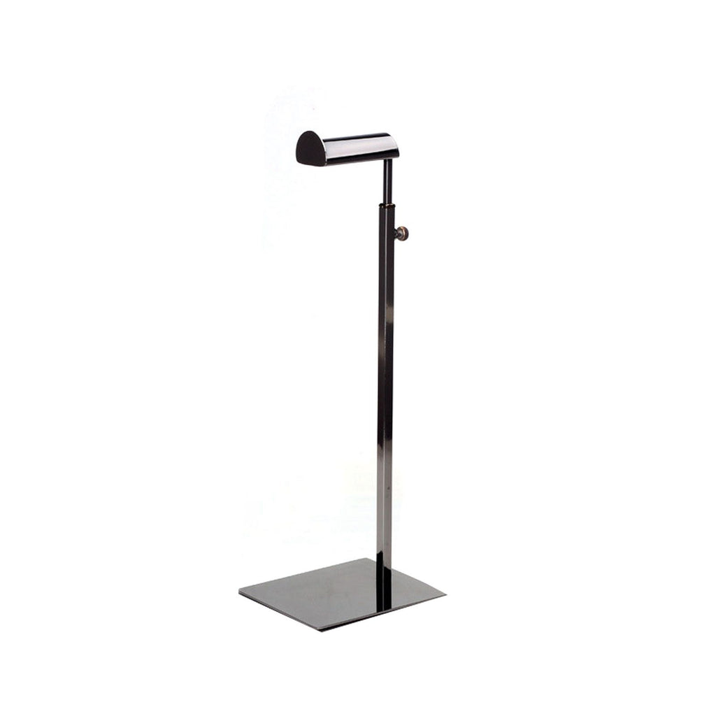 Handbag Display Stand Stainless Steel Height Adjustable Single Hook Purse Metal Holder Stand Type 1