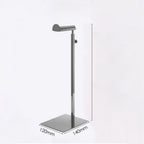 Handbag Display Stand Stainless Steel Height Adjustable Single Hook Purse Metal Holder Stand Type 1