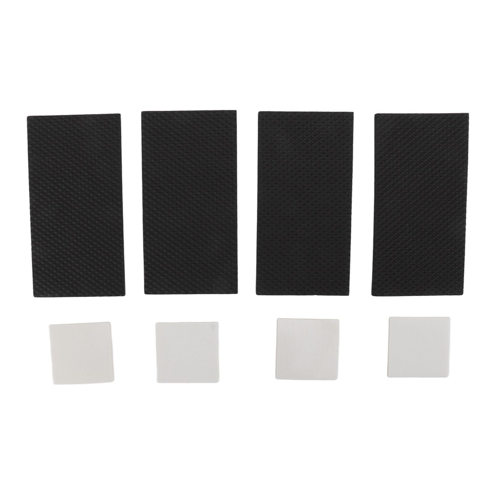4 PCS 4in L Shaped Anti Vibration Pads Rectangular Non Slip Foot Pad Bed Risers for Washing Machine Sofa Furniture