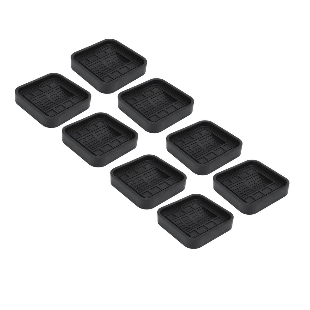 8pcs Wheel Stoppers Rubber Universal Scratch Proof Bed Sofa Caster Cups for Furniture
