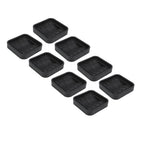 8pcs Wheel Stoppers Rubber Universal Scratch Proof Bed Sofa Caster Cups for Furniture
