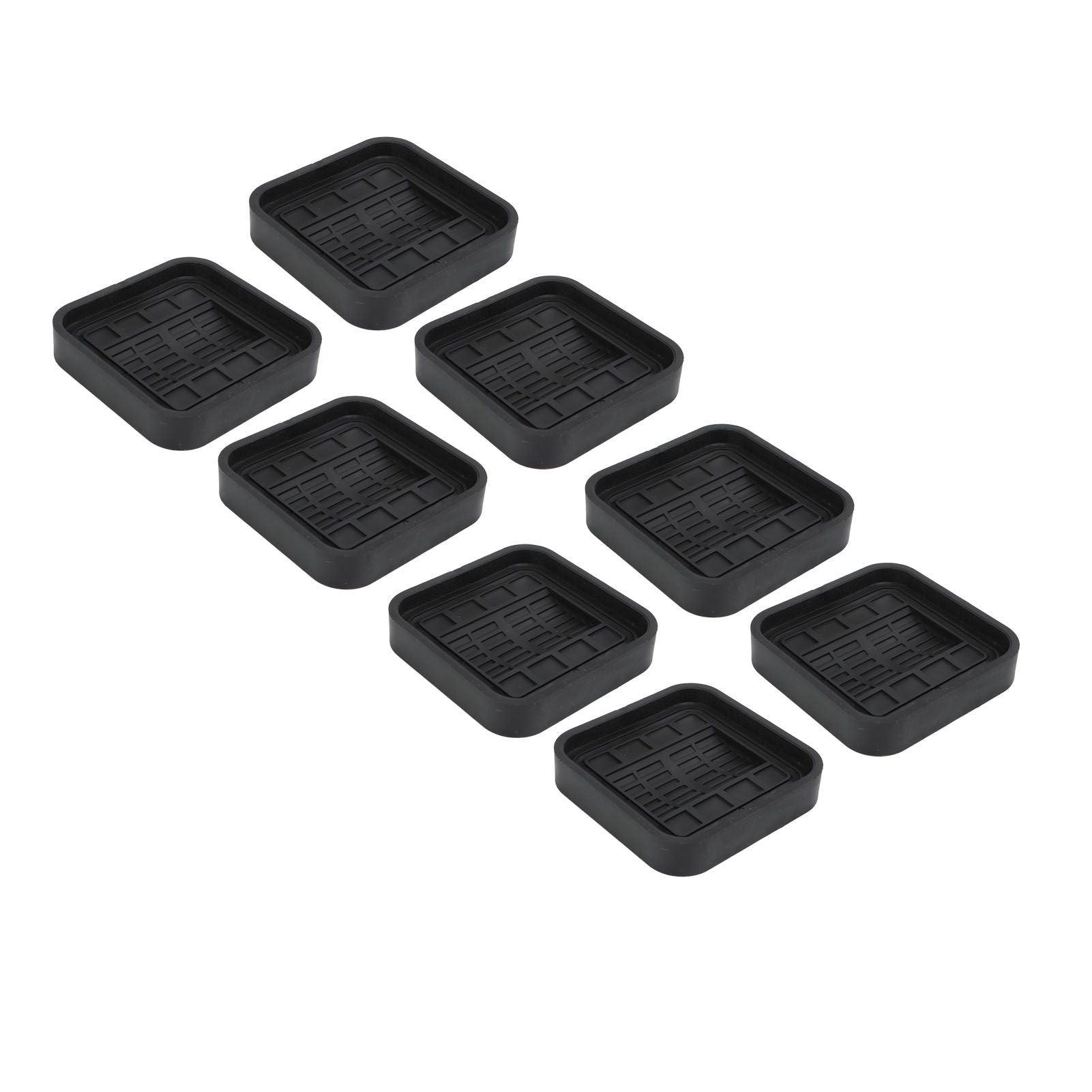 8pcs Wheel Stoppers Rubber Universal Scratch Proof Bed Sofa Caster Cups for Furniture
