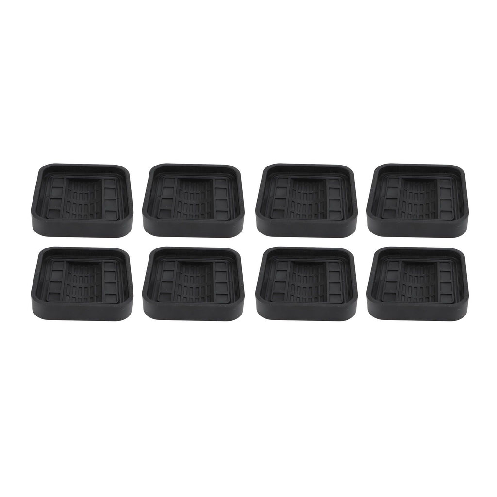 8pcs Wheel Stoppers Rubber Universal Scratch Proof Bed Sofa Caster Cups for Furniture
