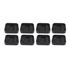 8pcs Wheel Stoppers Rubber Universal Scratch Proof Bed Sofa Caster Cups for Furniture