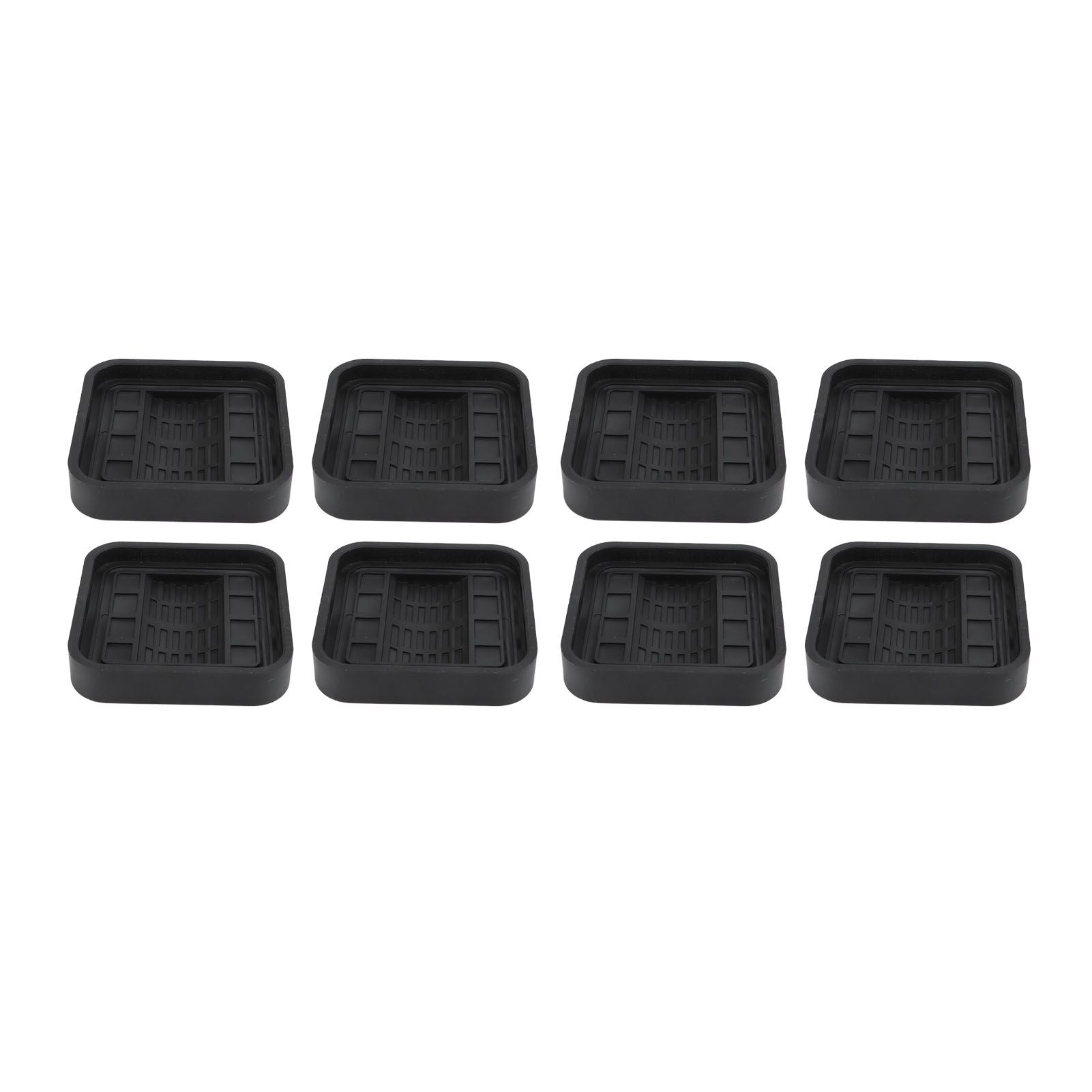 8pcs Wheel Stoppers Rubber Universal Scratch Proof Bed Sofa Caster Cups for Furniture