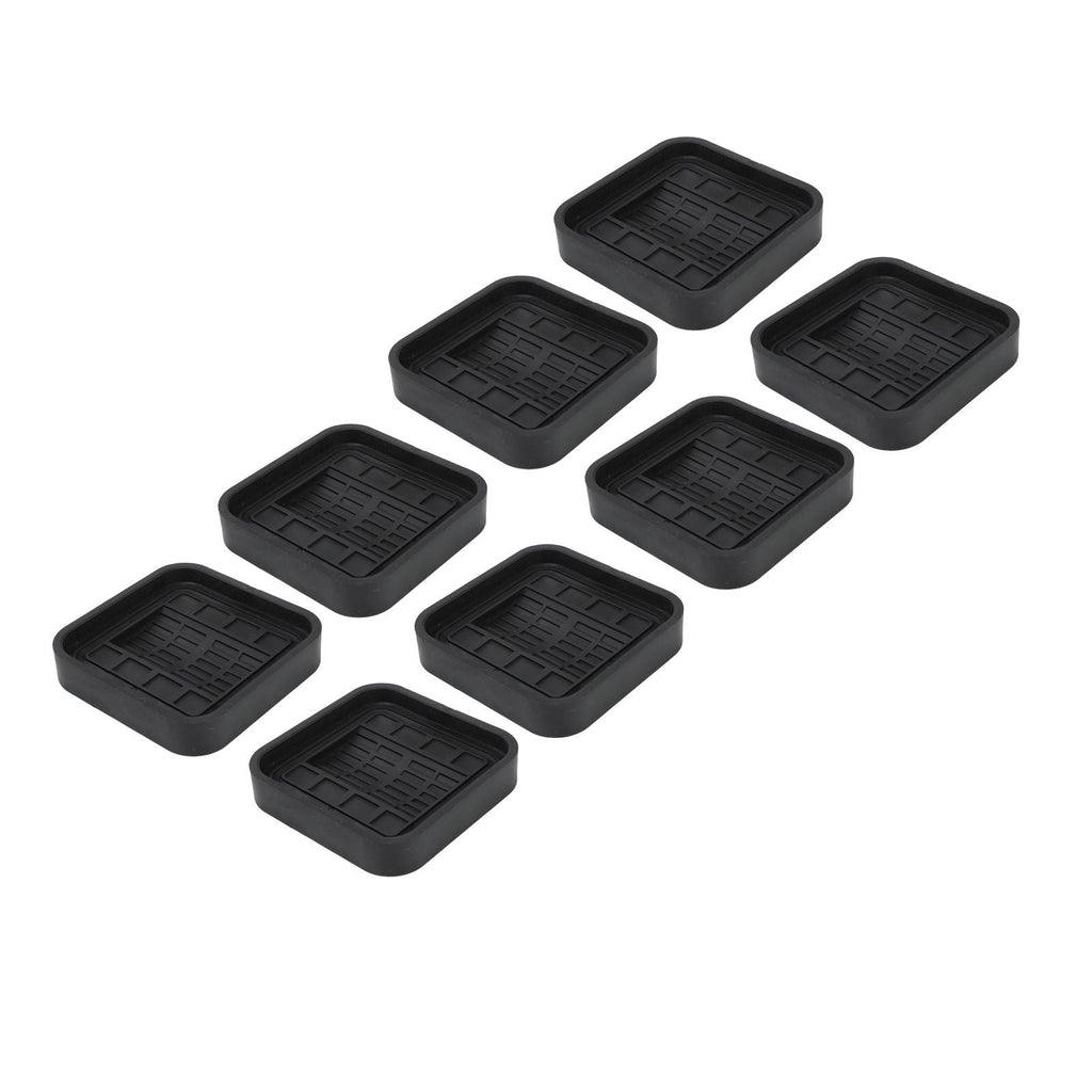 8pcs Wheel Stoppers Rubber Universal Scratch Proof Bed Sofa Caster Cups for Furniture