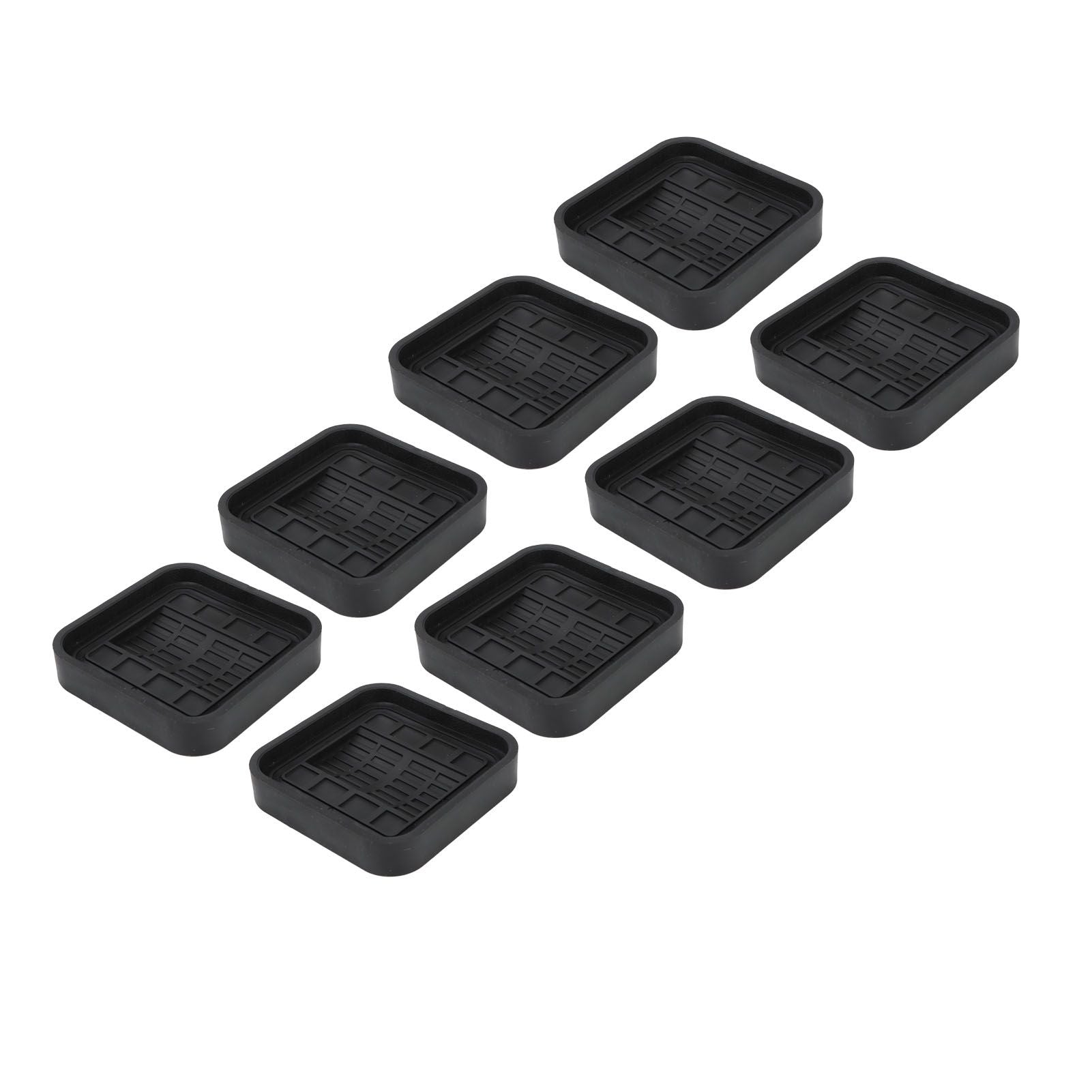 8pcs Wheel Stoppers Rubber Universal Scratch Proof Bed Sofa Caster Cups for Furniture
