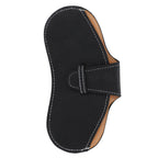 Leather Sunglasses Case Portable PU Leather Eyeglass Case Leather Wear Resistant Simple Eyeglass Case for Sunglasses Black