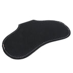 Leather Sunglasses Case Portable PU Leather Eyeglass Case Leather Wear Resistant Simple Eyeglass Case for Sunglasses Black