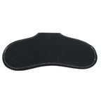 Leather Sunglasses Case Portable PU Leather Eyeglass Case Leather Wear Resistant Simple Eyeglass Case for Sunglasses Black