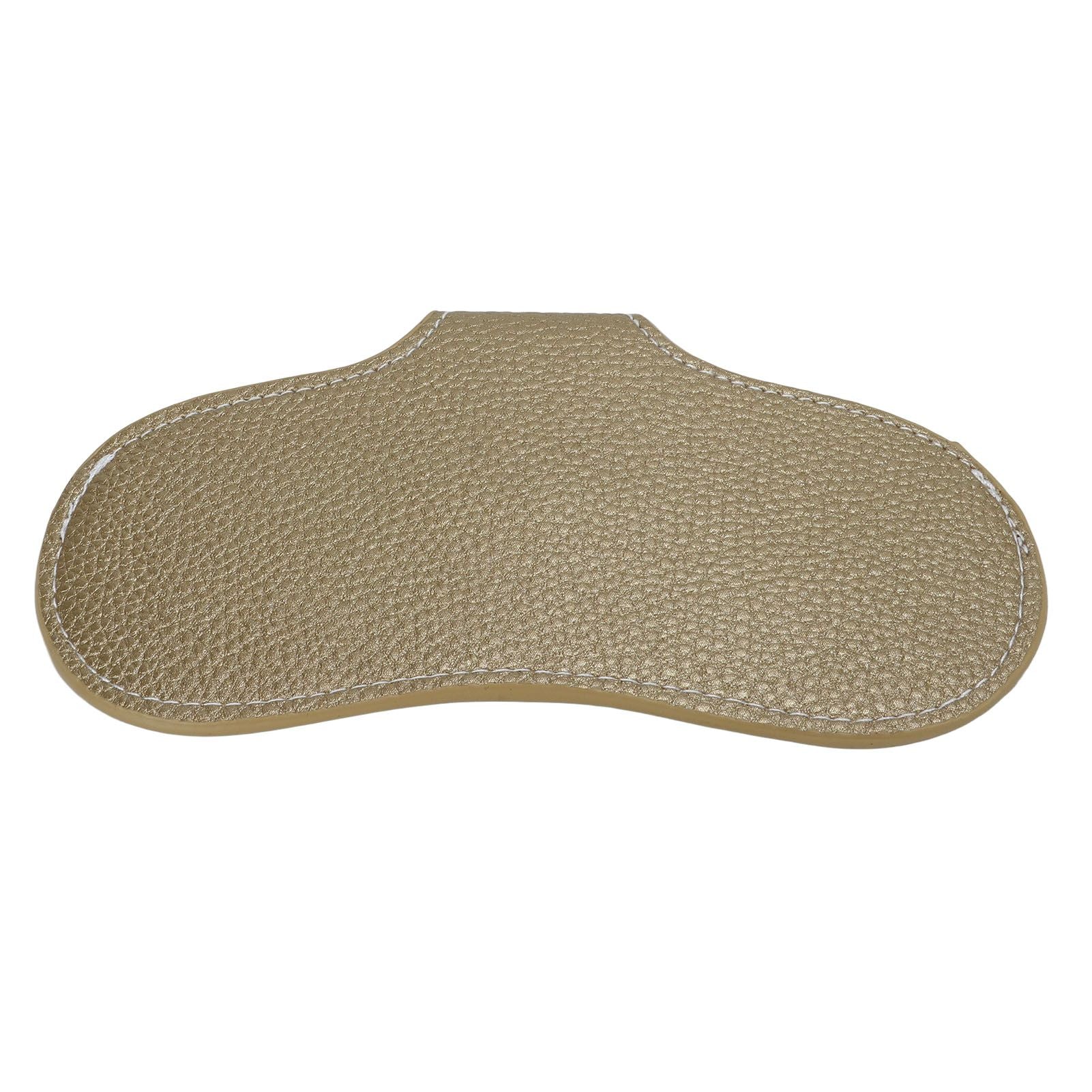 Leather Sunglasses Case Portable PU Leather Eyeglass Case Leather Wear Resistant Simple Eyeglass Case for Sunglasses Yellow