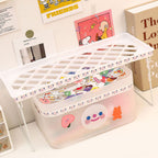 Desktop Foldable Shelf Space Saving Home Desk Storage Layered Rack for Dormitory Office School Small 34x14x16cm / 13.4x5.5x6.3in