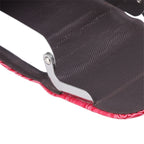 PU Leather Cigarette Box Multifunctional 20 Cigarettes Capacity Portable Card Case for Daily Home Rose Red