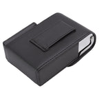 PU Cigarette Case with Lighter Holder 20 Packs Cigarette Box Wallet Design for Men Smoke Tools Black