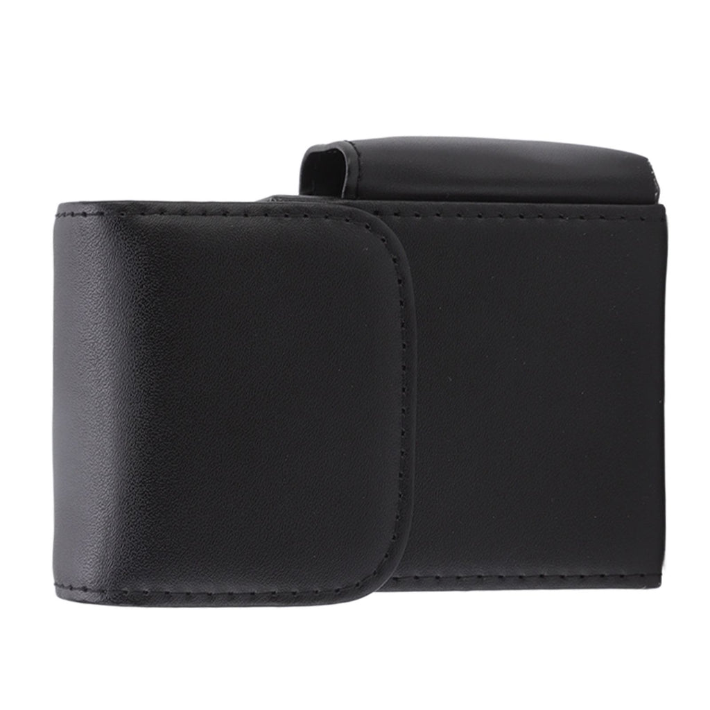 PU Cigarette Case with Lighter Holder 20 Packs Cigarette Box Wallet Design for Men Smoke Tools Black