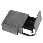 PU Cigarette Case with Lighter Holder 20 Packs Cigarette Box Wallet Design for Men Smoke Tools Gray
