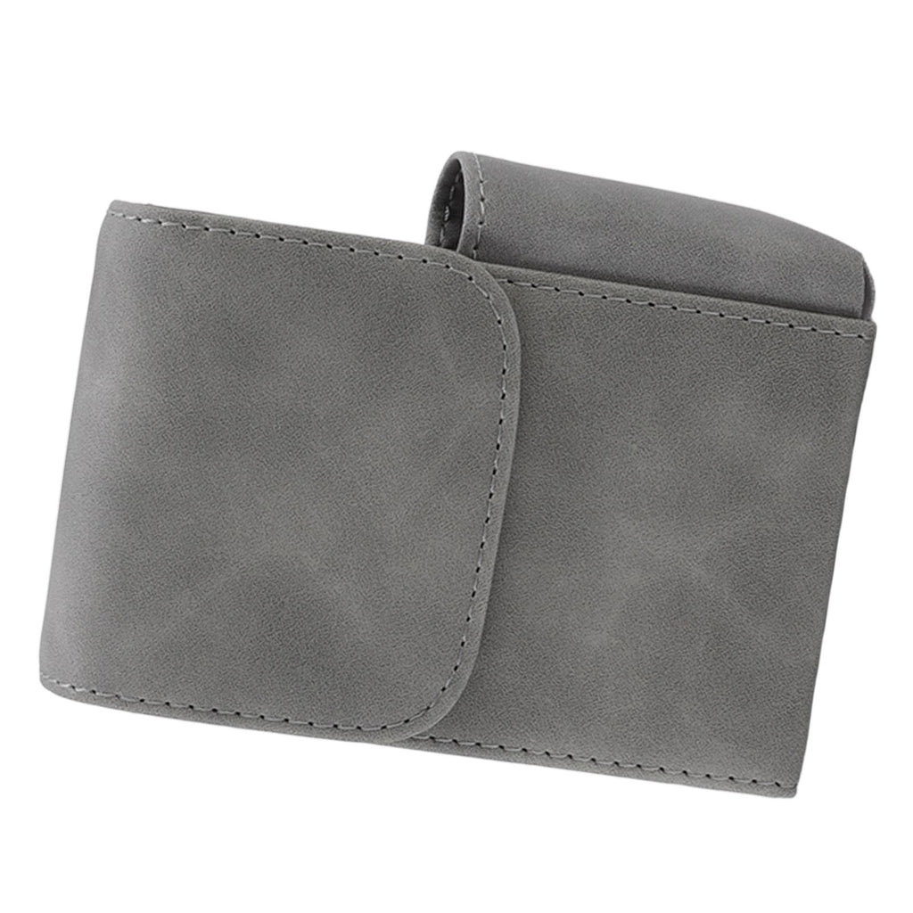 PU Cigarette Case with Lighter Holder 20 Packs Cigarette Box Wallet Design for Men Smoke Tools Gray