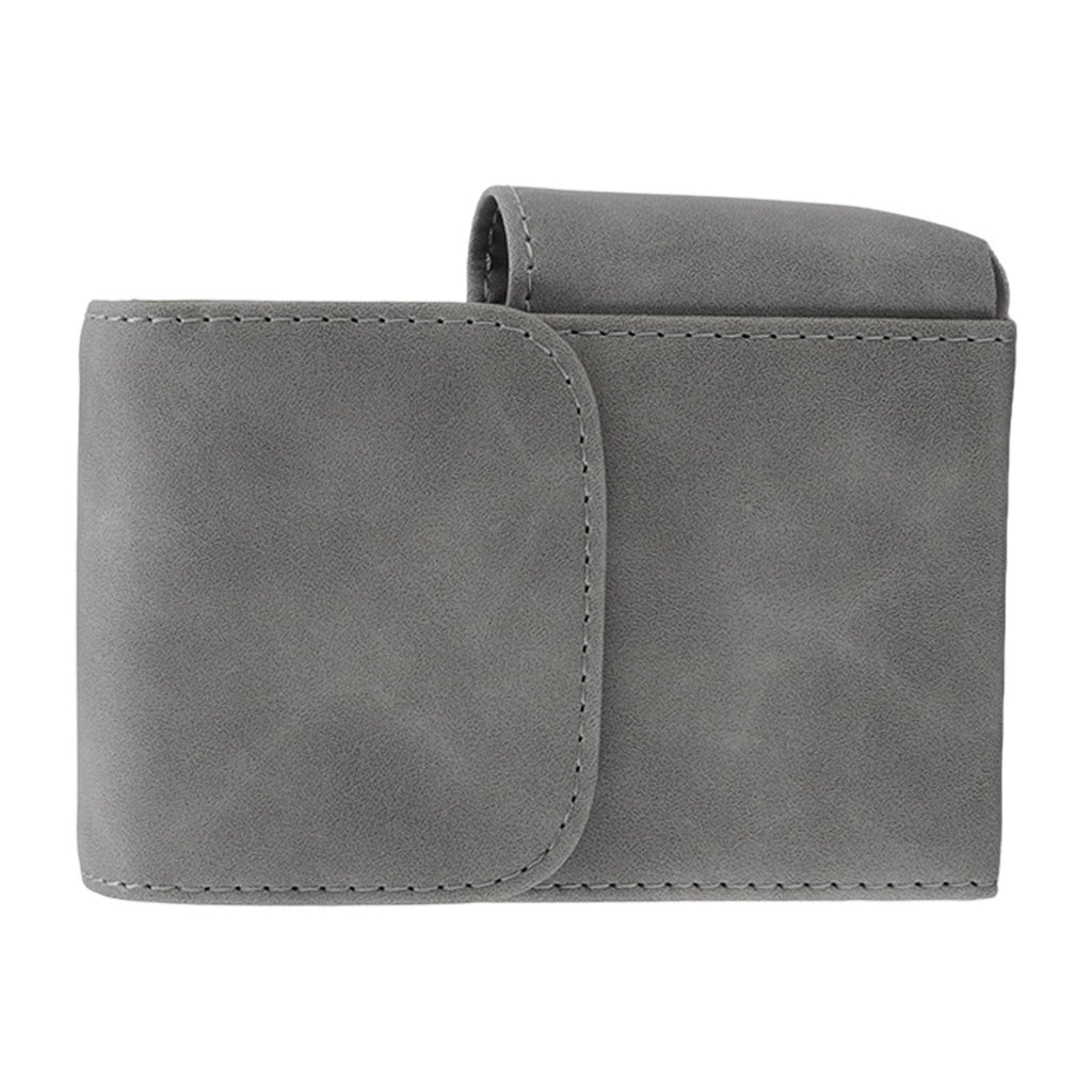 PU Cigarette Case with Lighter Holder 20 Packs Cigarette Box Wallet Design for Men Smoke Tools Gray