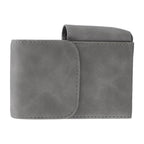 PU Cigarette Case with Lighter Holder 20 Packs Cigarette Box Wallet Design for Men Smoke Tools Gray