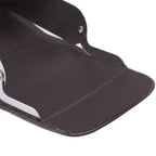 PU Leather Cigarette Box Anti Scratch Protective Storage Card Case with Lighter Holder Brown