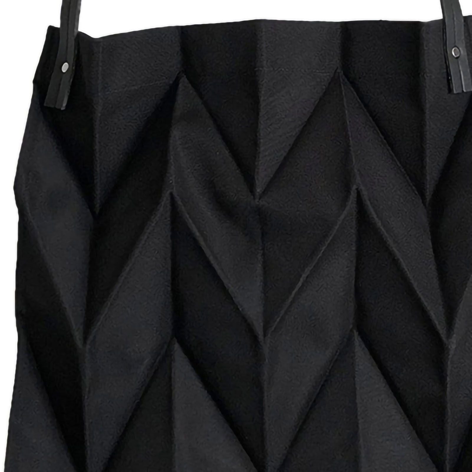 Reusable Tote Bag Large Capacity Fashion Polyline Design Shopping Cloth Bag for Home Travelling Office Black
