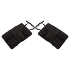 2PCS Auto Seat Organizer Oxford Cloth Waterproof Easy Cleaning Odor Free Backseat Car Organizer Black