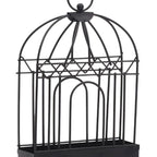 Metal Incense Repellent Holder Suspendable Modern Iron Safe Sandalwood Holder Rack for Home Bedroom Living Room Black