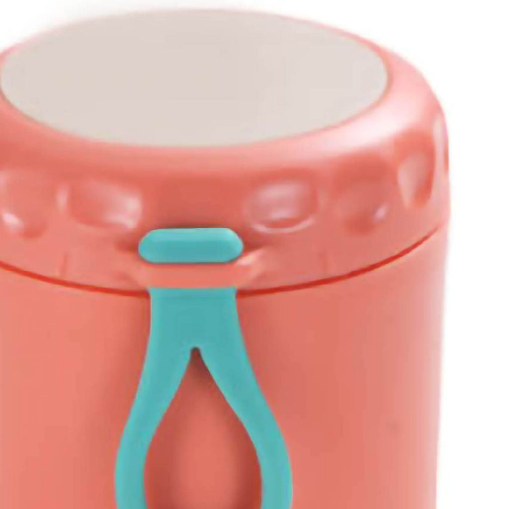 Thermal Soup Cup Stainless Steel Microwave Heating with Sealing Cap Breakfast Hot Food Container for Office Worker Orange