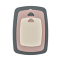 3pcs Cutting Board Set Safe PP Easy Grip Handles Multifunction Kitchen Chopping Board for Home Type 1 Square