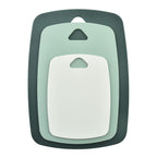 3pcs Cutting Board Set Safe PP Easy Grip Handles Multifunction Kitchen Chopping Board for Home Type 2 Square
