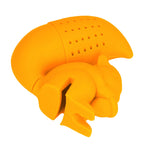 Food Grade Silicone Squirrel Shape Tea Strainer Cute Squirrel Shaped Tea Infuser Filter Orange