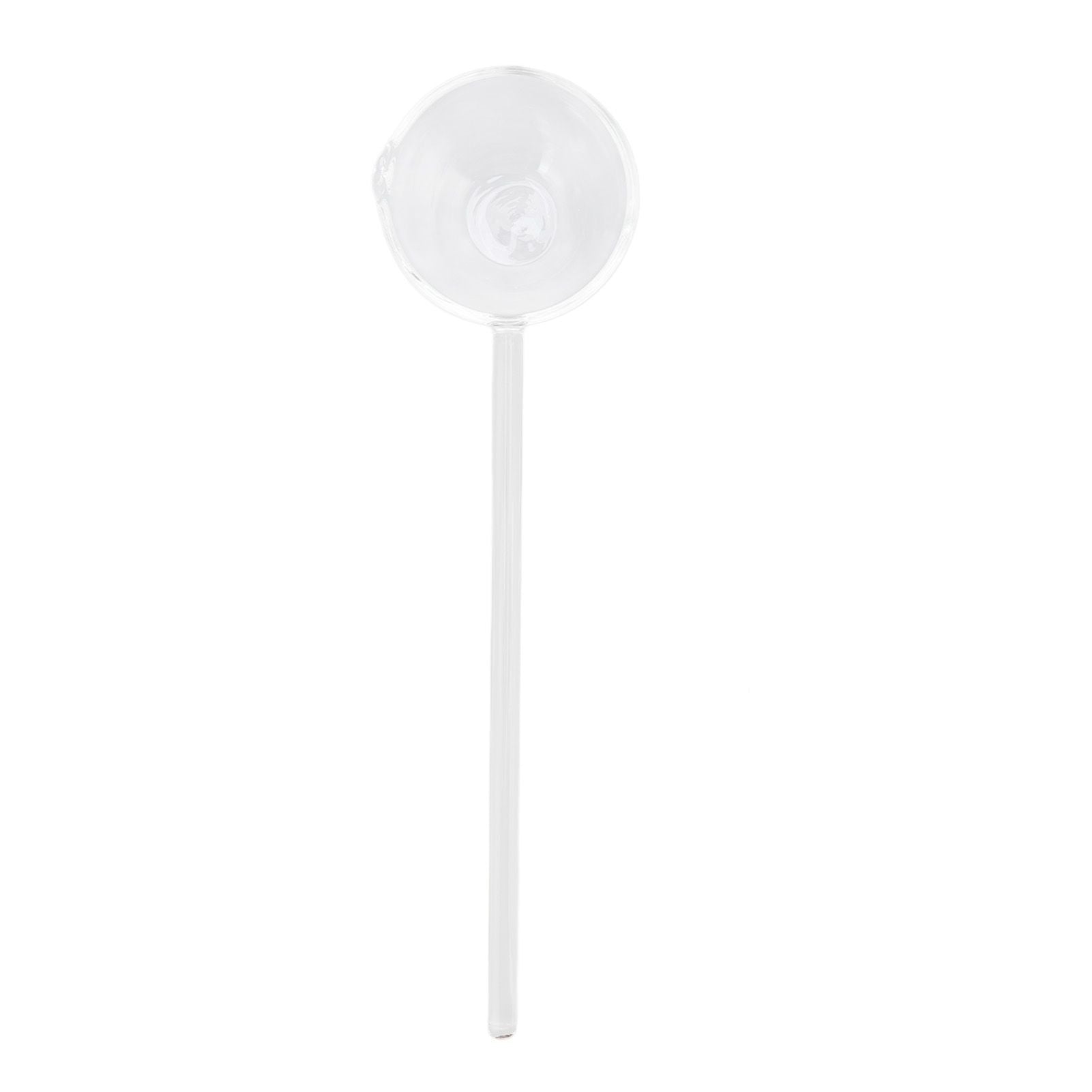 Glass Stirring Spoon High Temperature Resistance Simple 100ML Mixing Spoon Coffee Tea Spoon for Restaurants Home Transparent