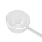 Glass Stirring Spoon High Temperature Resistance Simple 100ML Mixing Spoon Coffee Tea Spoon for Restaurants Home Transparent