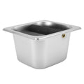 Stainless Steel Coffee Knock Box Coffee Grounds Container Box for Kitchen Canteen Western Restaurant Bar