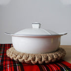 Insulated Coaster Ring Heat Resistance Linen Weaving Insulation Pad for Hot Pot Cup S