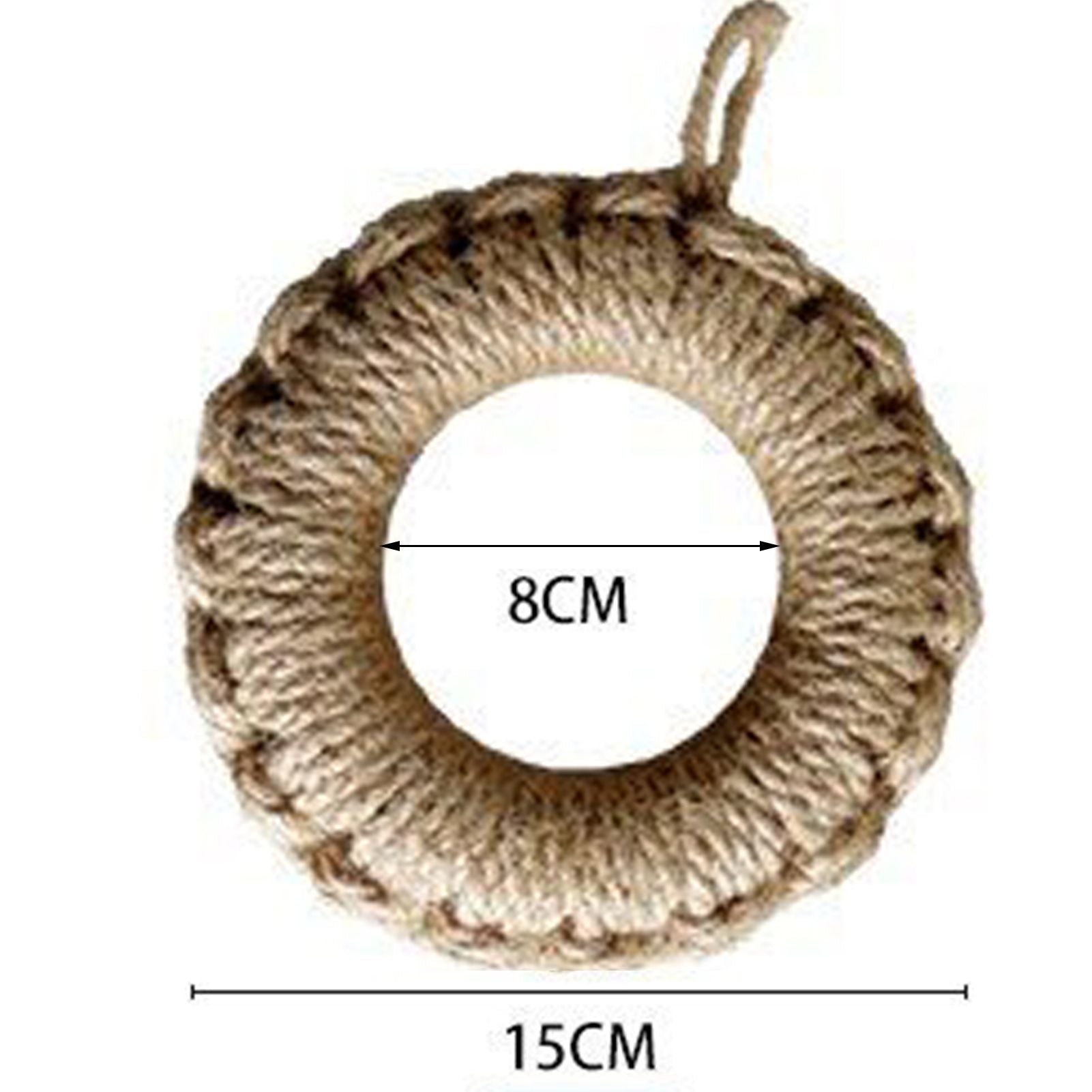 Insulated Coaster Ring Heat Resistance Linen Weaving Insulation Pad for Hot Pot Cup S