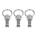 3PCS Beer Keg Relief Valve Replacement 304 Stainless Steel Keg Lid Pressure Release Valve