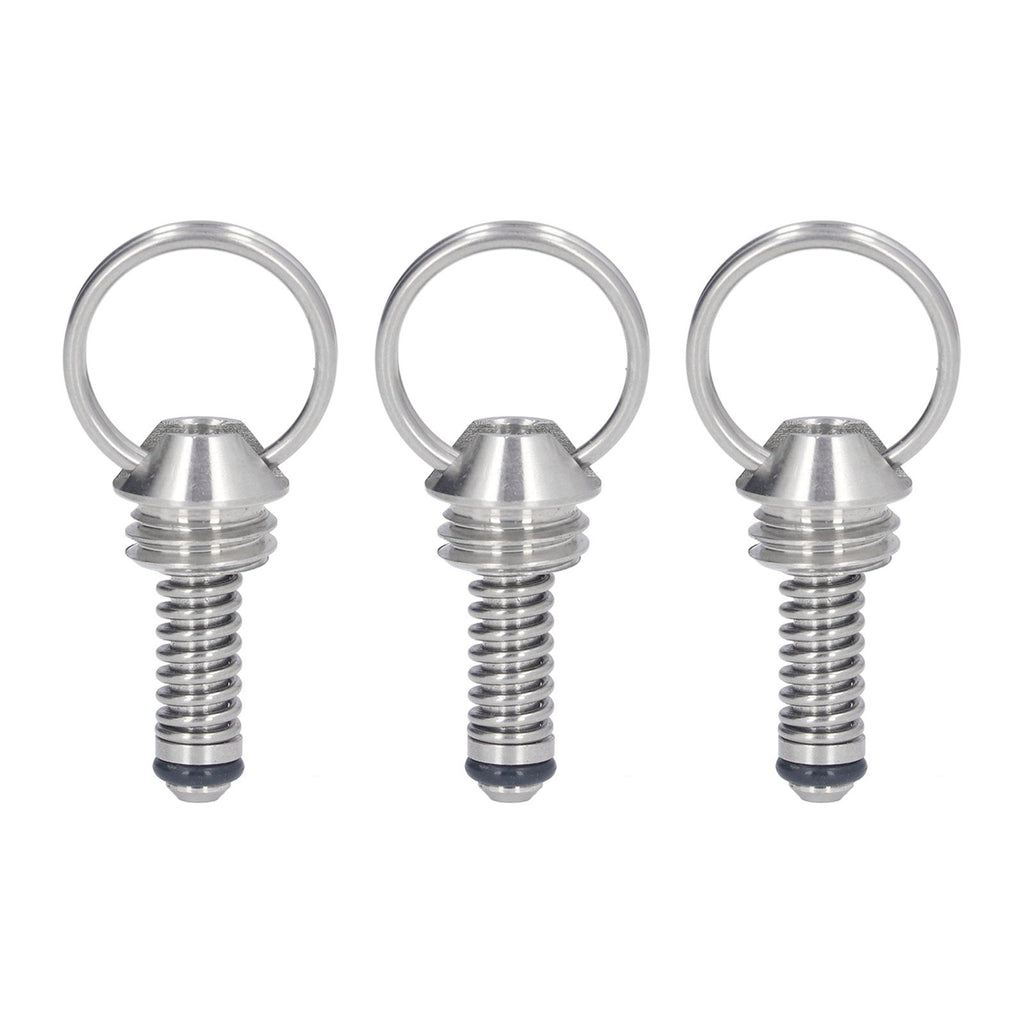 3PCS Beer Keg Relief Valve Replacement 304 Stainless Steel Keg Lid Pressure Release Valve