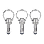 3PCS Beer Keg Relief Valve Replacement 304 Stainless Steel Keg Lid Pressure Release Valve