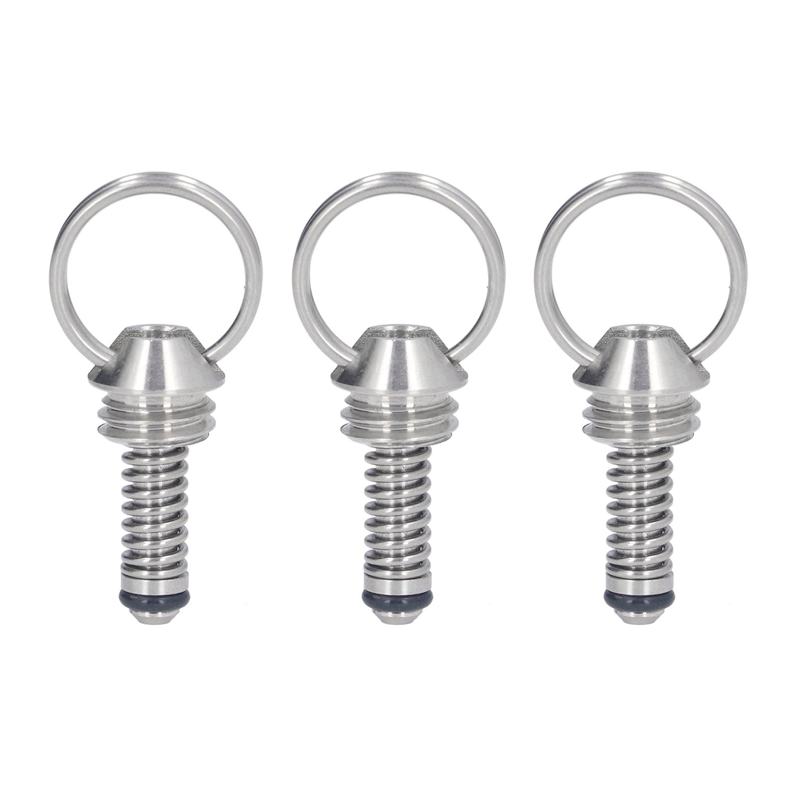 3PCS Beer Keg Relief Valve Replacement 304 Stainless Steel Keg Lid Pressure Release Valve