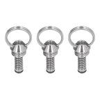 3PCS Beer Keg Relief Valve Replacement 304 Stainless Steel Keg Lid Pressure Release Valve